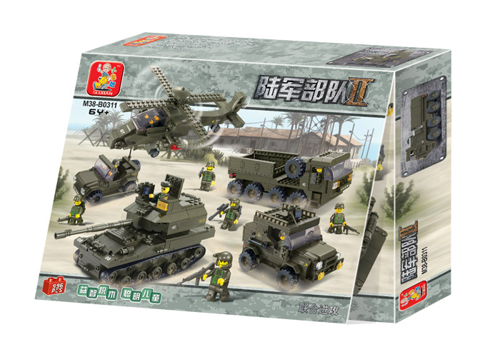Buy Sluban Lego Tank Military, Multi Colour Online at Low Prices in India 