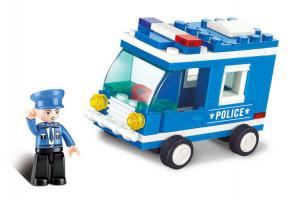 Sluban Educational Block Toy Police Car City