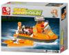 Sluban Educational Block Toys First Aid Boat Store 